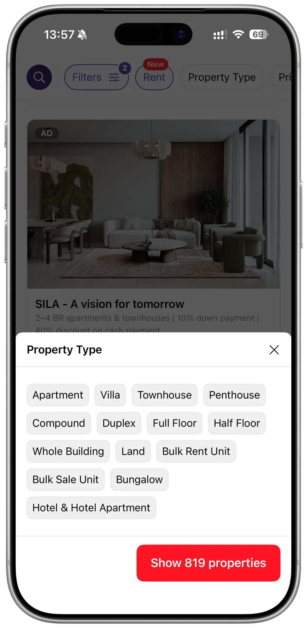 Property Finder: Rebuilding search, app to web